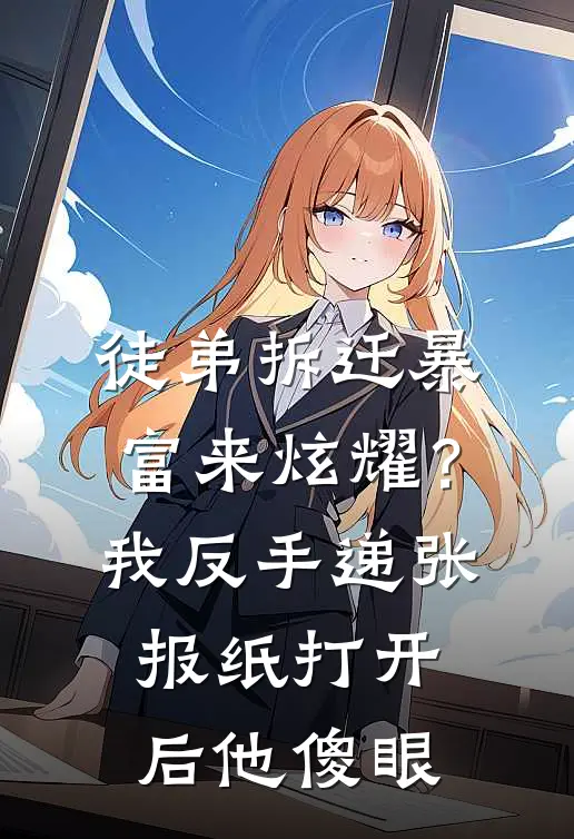 徒弟拆迁暴富来炫耀？我反手递张报纸，打开后他傻眼