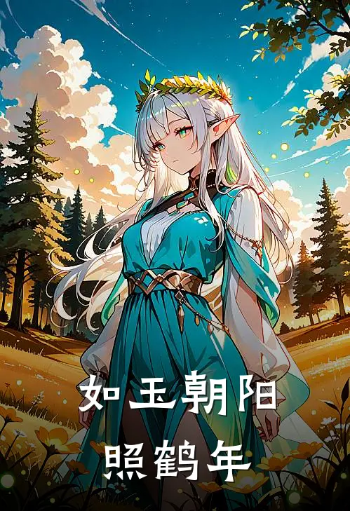 如玉朝阳照鹤年