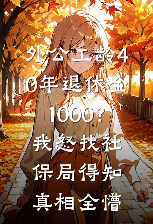 外公工龄40年退休金1000？我怒找社保局，得知真相全懵