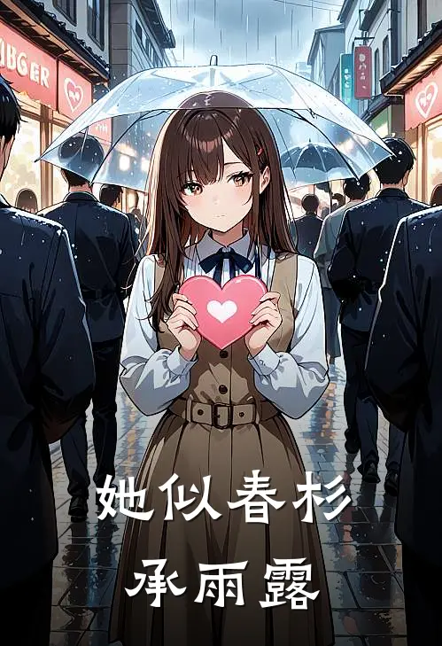 她似春杉承雨露